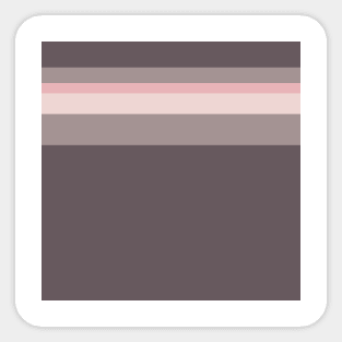 A refined medley of Dirty Purple, Grey, Pale Pink and Soft Pink stripes. Sticker